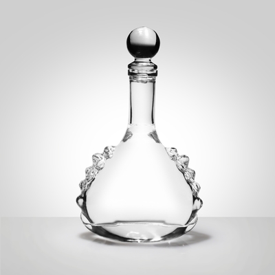 ซื้อ 375ml Flint Cubic Glass Tequila Decanter Vinolok Closures online manufacture