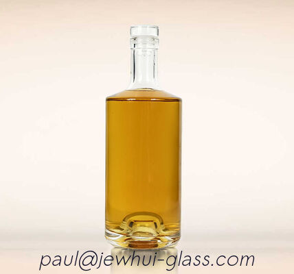 คุณภาพ  750ml Jersey  Whiskey  Glass Bottle -Customization, Super Flint Glass Bottle, American Rum โรงงาน