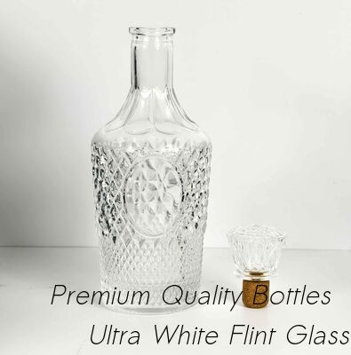ซื้อ จุกแก้วคริสตัล ขวดแก้วบรั่นดี ขวดแก้ว Carafe ชุบทองด้วยไฟฟ้า การผลิตออนไลน์