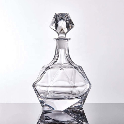 ซื้อ ขวดเหล้าขวดเหล้า 21.5 มม. Barware Diamond Cut Crystal Whisky Decanter online manufacture
