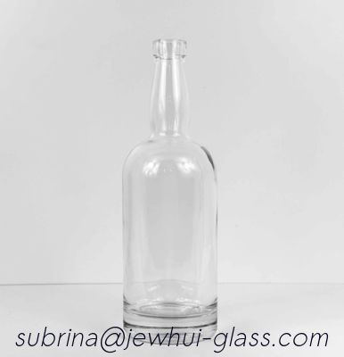 ราคาดี 750 ML CLEAR 750ML GLASS ROUND LONG NECK TENNESSEE LIQUOR BOTTLE 18.5 MM BAR TOP NECK FINISH ออนไลน์