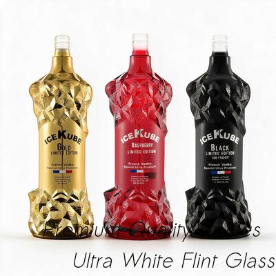 ราคาดี Ice Kube ขวดวอดก้าแก้วฝ้าบางส่วน 900g พร้อมฝาปิด Guala ออนไลน์
